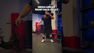 Single Arm KB Front Rack Squat [upl. by Pinkham]