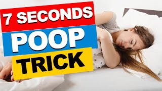 7 Second Poop Trick  Do These 2 Moves to Clean your Colon Fast and Empty Your Bowels [upl. by Eixel660]