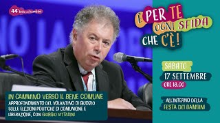 È PER TE OGNI SFIDA CHE C’È  Incontro con Giorgio Vittadini [upl. by Nevek]