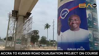 ACCRA TO KUMASI ROAD DUALISATION PROJECT Pobiman Medie amp Nsawam Road Interchange In Focus [upl. by Olonam643]