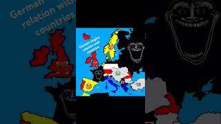 Countries reaction to german empire germany europe short mapper history ww1 [upl. by Clarie]