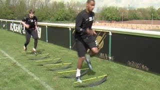 How to improve your speed stamina and strength  Soccer training drill  Nike Academy [upl. by Odessa]