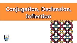 Conjugation Declension Inflection [upl. by Riplex188]