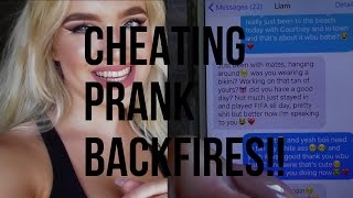 CHEATING PRANK ON BOYFRIEND BACKFIRES [upl. by Haff823]