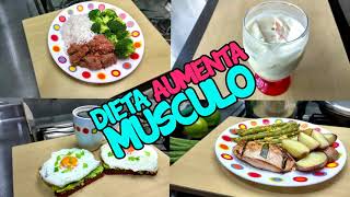 DIETA de 2500 CALORÍAS AL DÍA 🥑 para ganar MASA MUSCULAR 🤯 [upl. by Ardin]