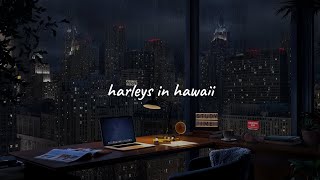 katty perry  harleys in hawaii slowed reverb  lyrics [upl. by Phillida]