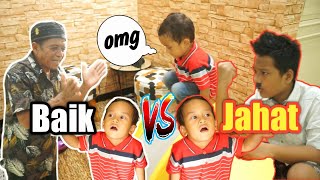 PENGASUH BAIK VS PENGASUH JAHAT  eybel channel [upl. by Delwin]