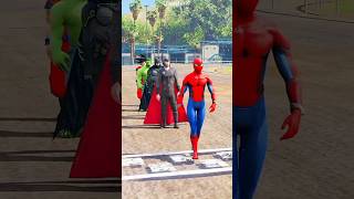 GTA 5স্পাইডারম্যান এর শক্তি পরীক্ষা পার্ট ৫ spiderman ironman superman [upl. by Granny]