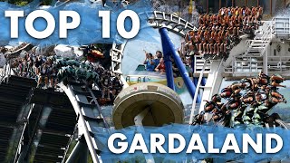 TOP 10 Fahrgeschäfte im Gardaland 2024 [upl. by Iarahs]