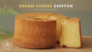 크림치즈 쉬폰케이크 만들기  Cream Cheese Chiffon Cake Recipe  Cooking tree [upl. by Dnallor476]