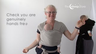 Stretchy Wrap Safety amp How to Tie  Babywearing Safety  Boba Wrap Tying amp Safety  Baby Carriers [upl. by Eveleen]