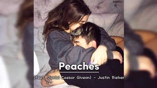 Peaches feat Daniel Caesar Giveon  Justin Bieber  Lyrics [upl. by Ariec]