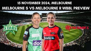 WBBL 2024 Melbourne Stars Women vs Melbourne Renegades Women Preview  MSW vs MRW Dream11 Team [upl. by Buchheim66]