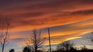 Lenticularis sunset in Denver January 2024 [upl. by Adnarim]