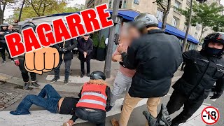 GROSSE BAGARRE 🤬💥 Motards VS Gens Énervés 🥊 [upl. by Kara-Lynn]