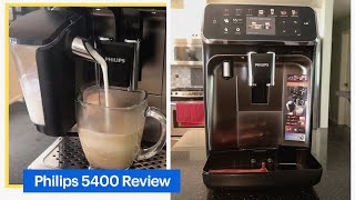 Philips 5400 Espresso Coffee Maker with LatteGo Review [upl. by Martinson]