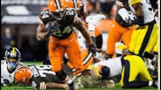 Browns vs Steelers vs dramanfl [upl. by Refanej]