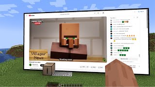 Villager News Interrupts Minecraft Live 2024 [upl. by Ecreip652]