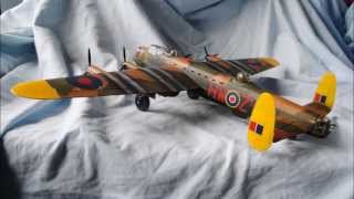 Revell 172 Lancaster Model Building Review [upl. by Anida464]