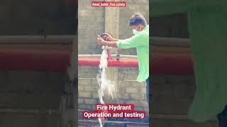 Fire Hydrant Operation and TestingYard HydrantFire Wet Yard Hydrant SystemFire SafetyAmol Bahir [upl. by Bellew]