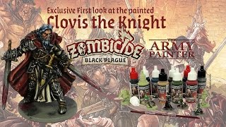 Zombicide Black Plague Clovis the Knight Painting Guide [upl. by Armalla177]