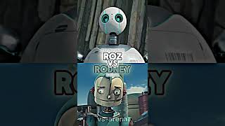 Roz vs Rodney Copperbottom edit thewildrobot robots [upl. by Senhauser]