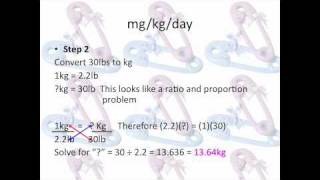 Pharmacy Tehnician Math Review Pediatric Doses mgkgday [upl. by Annamarie964]