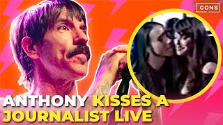 Anthony Kiedis kissed her in the middle of the interview [upl. by Nonah182]