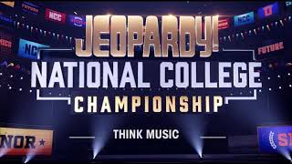 Jeopardy National College Championship  Think Music [upl. by Kado]