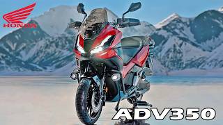 New Honda ADV350 colours amp specs riding  330 ccm scooter [upl. by Mohamed]