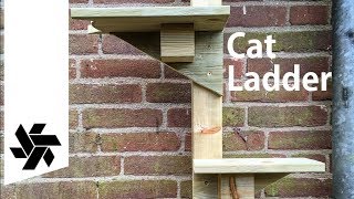 DIY Cat Ladder  Easy Woodworking Project [upl. by Alysa]