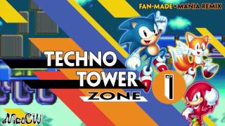 Techno Tower Act 1  Sonic Mania Remix [upl. by Dorkas]