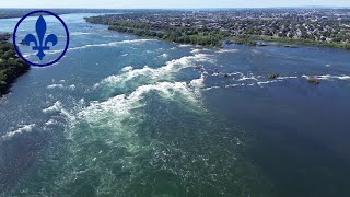 20240904  LaSalle  Rapides de Lachine  Drone 4K [upl. by Eshelman]