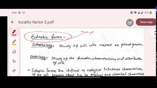 Locality Factors par2 Edaphic Factor and Biotic Factor [upl. by Elagibba]