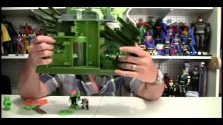 FISHERPRICE IMAGINEXT GREEN LANTERN PLANET OA PLAYSET [upl. by Rodgers775]