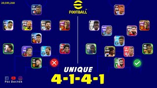 New 4141 Unique Formation is Too Good in eFootball 2023 Mobile [upl. by Groeg]