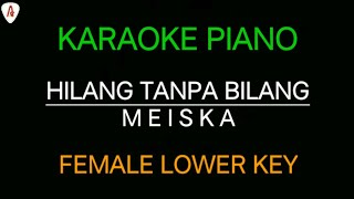 Meiska  Hilang Tanpa Bilang Karaoke Female Lower Key [upl. by Timmons487]