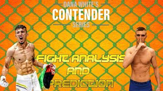 Contender Series Ahmad Suhail Hassanzada vs Dylan Mantello Fight Analysis amp Prediction Week 6 [upl. by Anilrats]