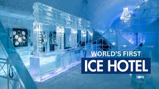 Worlds First Ice Hotel Jukkasjärvi Sweden  Aleeza Unveils [upl. by Nneb]