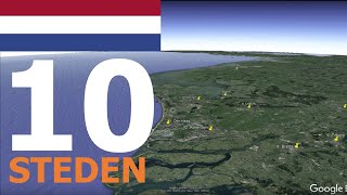 TOP 10 Largest Cities in the Netherlands  Number of Residents [upl. by Chow]