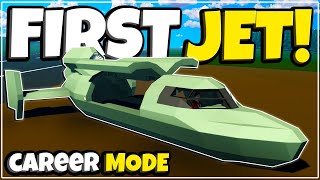 STARTING TO BUILD OUR FIRST JET  HARDCORE CAREER MODE STORMWORKS  61 [upl. by Audette]