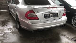 W211 E63 AMG Straight PIPE Brutal Sound  M156 63 [upl. by Weihs]