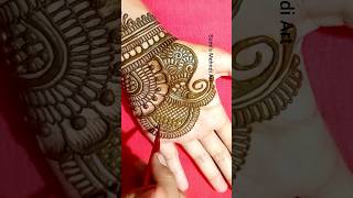 Wedding special fullhand mehndi design mehndi bridalmehndi youtubeshorts trending viralvideo [upl. by Broeder]