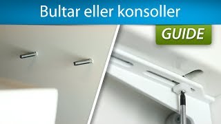 Montering av tvättställ på bultar eller konsoller  VVSochBADse [upl. by Nylhtac934]