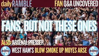 FAN QampA WITH NO FANS  ARSENAL PRESSER REVIEW  MOYESOUT [upl. by Aehtla]