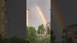 Arcobaleno 🌈 pioggia arcobaleno newday rainbow [upl. by Ennaylime]