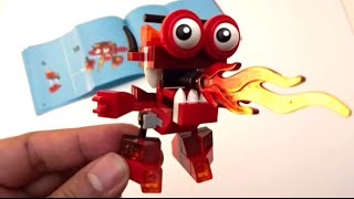 Lego Mixels Burnard  UnboxingUnpacking amp StepbyStep How to Slow Build [upl. by Ateikan]