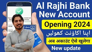 Al rajhi account kaise banaye 2024  Al Rajhi Account Opening Online 2024 [upl. by Goeger]