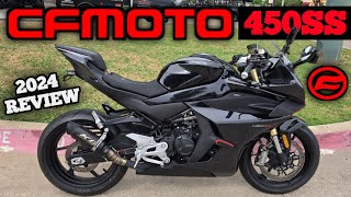 2024 CFMOTO 450 SS Ride amp Review  Better Than it has to BE [upl. by Noterb]