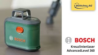 Kreuzlinienlaser Bosch AdvancedLevel 360 [upl. by Rasure]